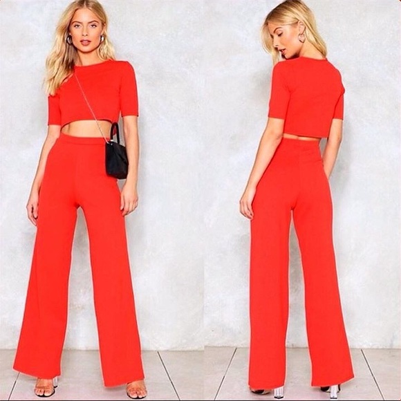 Nasty Gal Pants - Nasty gal red pants